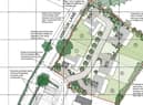 Plan for five houses on grassland in Standish
