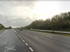 The smash caused delays for road users on Wednesday March 22