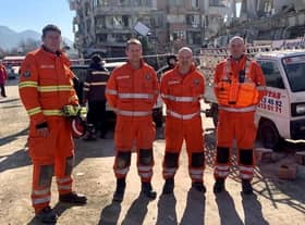 Left to right: Steven Pennington, Dave Hedgecock, Martin Foran and Mike Hirst
