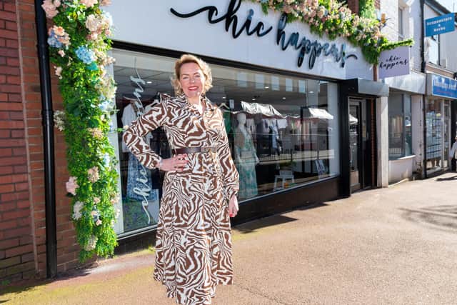 Claire Robinson, owner of Chic Happens in Chorley. Photo: Kelvin Stuttard
