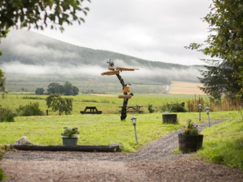 Outside is your very own Fairy Glen to explore.
