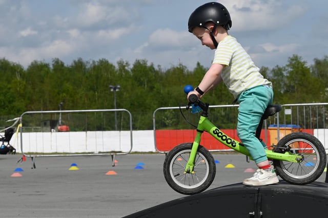 Children could ride a shorter circuit