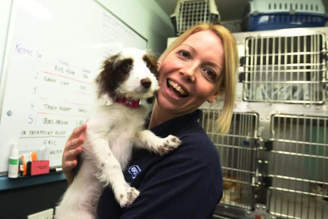 Claire Cummings, clinic co-ordinator. 
Feature on the work at RSPCA Wigan, Leigh and District, York Street, Wigan.