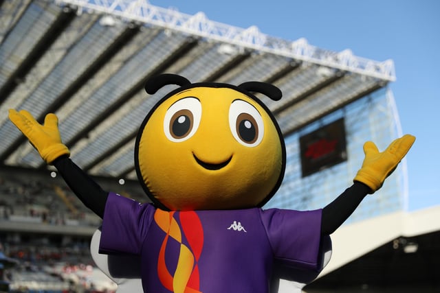 RugBee ahead of the game (Photo by Charlotte Tattersall/Getty Images for RLWC)