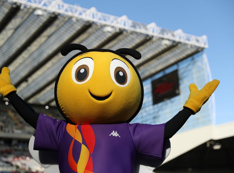 RugBee ahead of the game (Photo by Charlotte Tattersall/Getty Images for RLWC)