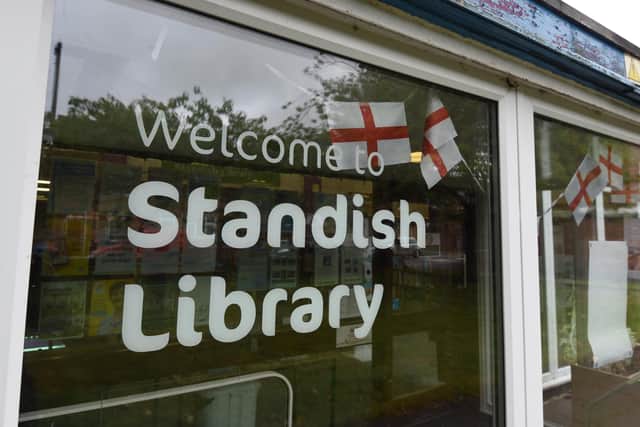 Standish Library was one of those affected by the internet crash
