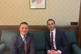 Josh Simons MP with Health Secretary Wes Streeting