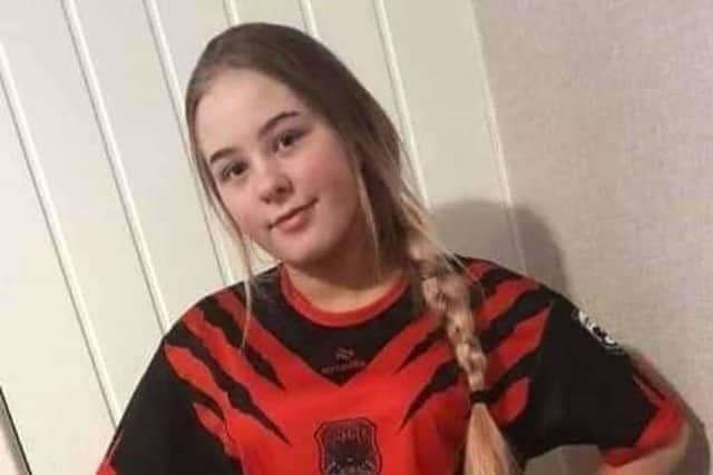 Layla Balenski before her near fatal accident