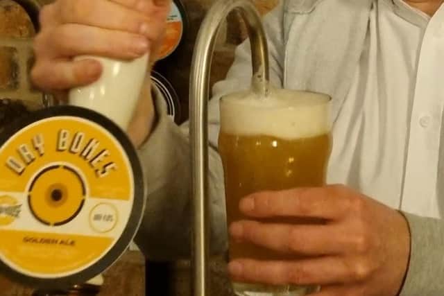 I am obviously a natural pint puller at Wigan Brewhouse.
