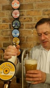 I am obviously a natural pint puller at Wigan Brewhouse.