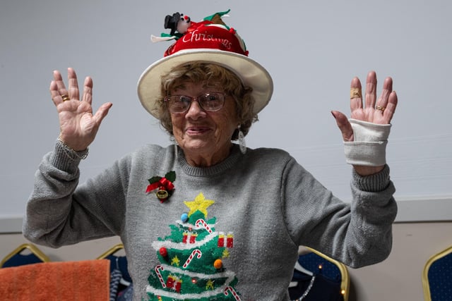 Betty Roby is feeling festive at Pemberton Christmas Market