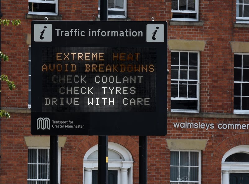 A message to motorists from Transport for Greater Manchester