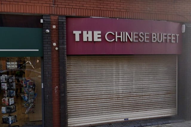The Chinese Buffet on Standishgate has a 5 out of 5 rating