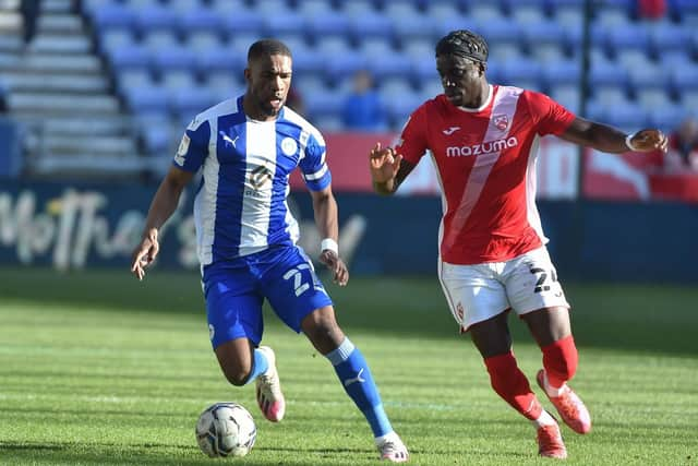 Tendayi Darikwa in action against Morecambe