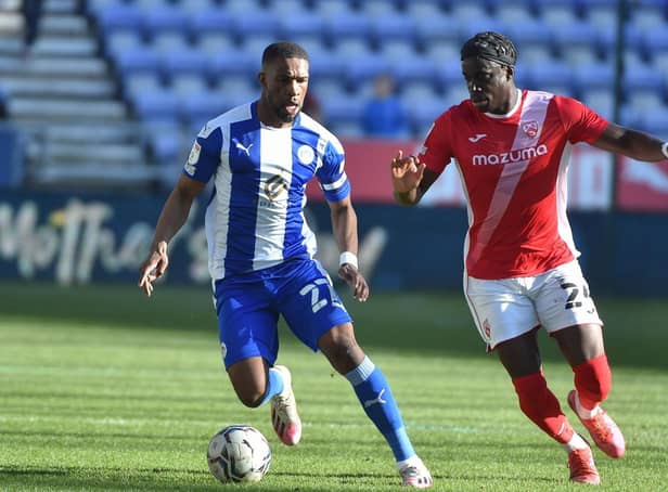 Tendayi Darikwa in action against Morecambe