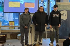 Three of the young people that Greater Manchester Youth Network (GMYN) support