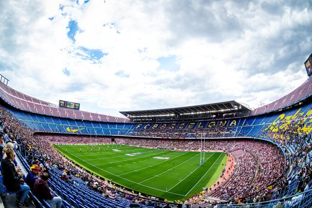 Wigan’s fixture against Catalans Dragons at Barcelona’s Camp Nou set a new record for the highest crowd for a regular Super League match