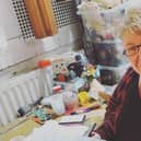Wigan Little Theatre props wizard Elaine Delaney