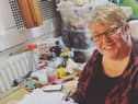 Wigan Little Theatre props wizard Elaine Delaney