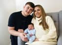 Baby Theodore Charles Christopher Miller is thought to be the first baby born in Wigan in 2023, born New Year's Day 2023 at 1.12am, weighing 8lb 12oz, to proud parents Emily Owen and Connor Miller