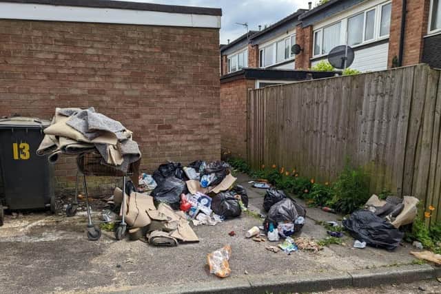 One of Wigan's many examples of flytipping