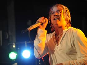 Pictured is singer Johnny Boy