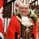 The Mayor of Wigan Coun Marie Morgan welcomes new citizens to the borough at the monthly British Citizenship ceremony, held at Wigan Town Hall.
