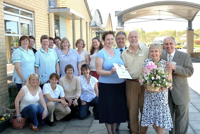 Dr Cliff Godby retires as medical director from Wigan and Leigh Hospice in 2006