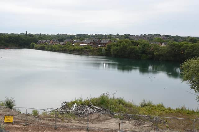 Maybrook wants to fill in the quarry with inert waste and then put just 1.5m of water back in