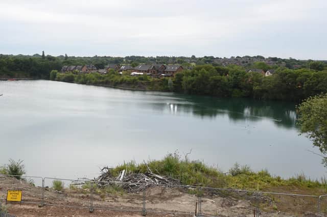Maybrook wants to fill in the quarry with inert waste and then put just 1.5m of water back in