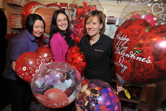 Lucy Lou's Balloons back in 2013. From the left: Jayne Heyes, Nicola Darwin and Ruth Reid