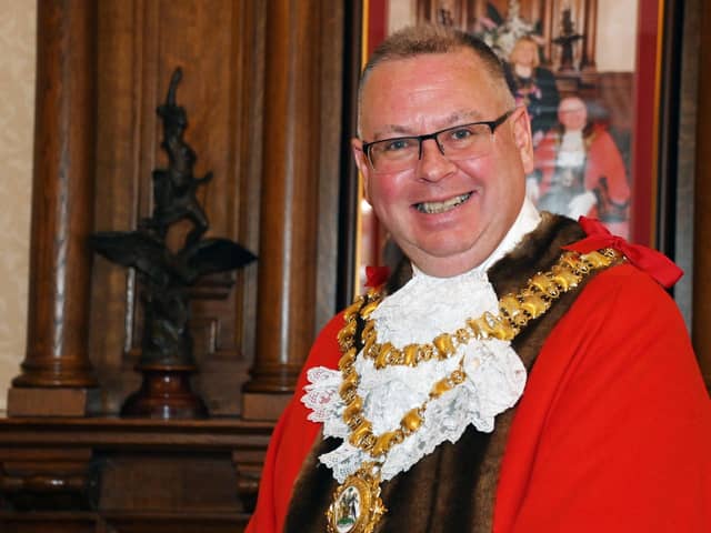 Mayor of Wigan Coun Kevin Anderson