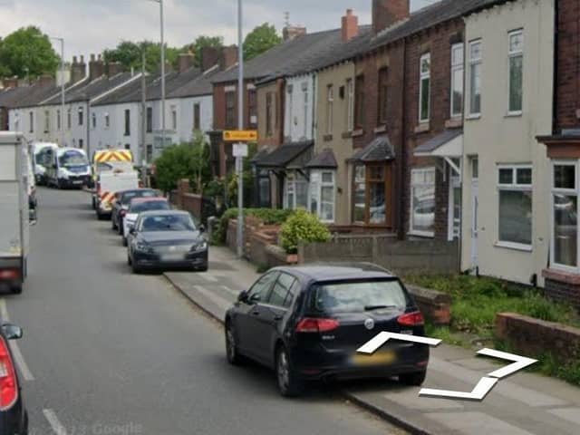A general view of Church Street in Westhoughton where the crash took place