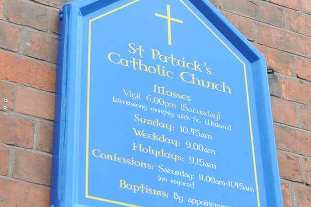 Exterior of St Patrick's Church, Hardybutts, Scholes, Wigan