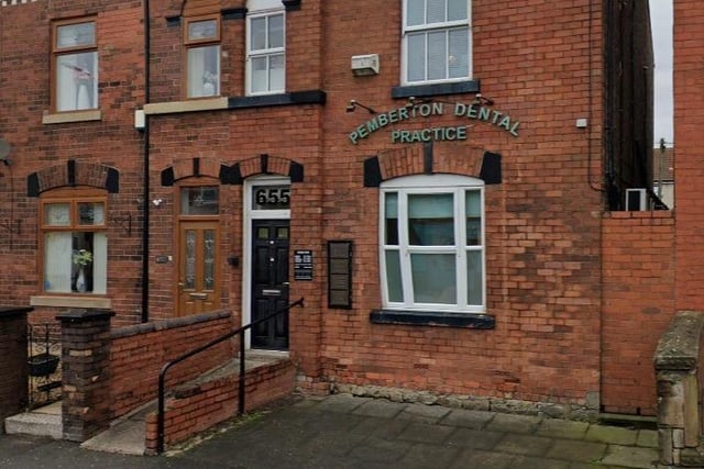 Pemberton Dental Practice on Ormskirk Road, Pemberton, has a 5 out of 5 rating from 111 Google reviews