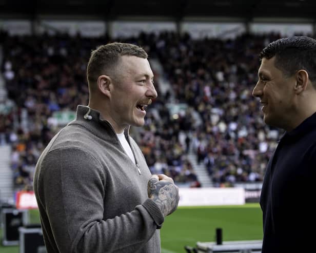 Former Wigan colleagues Josh Charnley and Matt Peet go back a long way