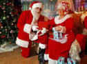 Mr and Mrs Claus at Lotherton  (photo: Lotherton: The Christmas Experience)