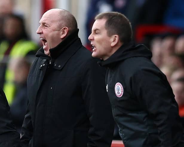 John Doolan (right) has taken over as interim manager of Accrington Stanley following the departure of John Coleman (left)