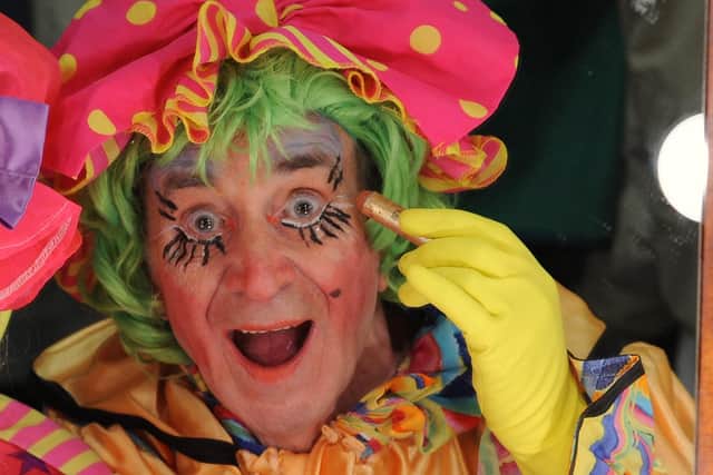 Colin Hurst in one of his acclaimed dame roles for Wigan Little Theatre
