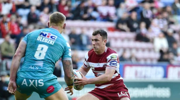 Wigan Warriors were defeated by Leeds Rhinos