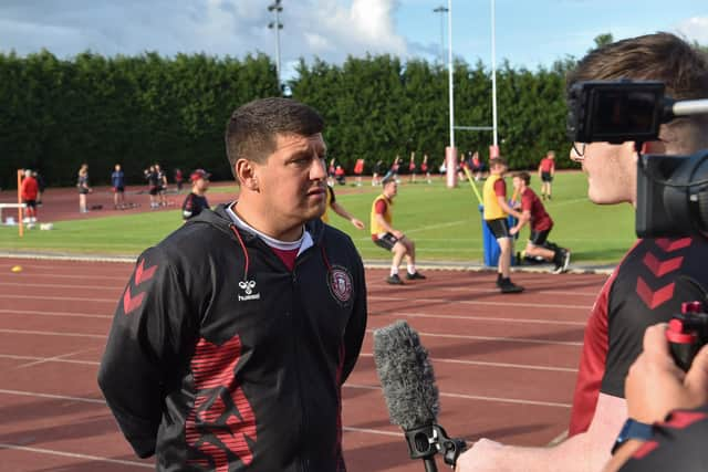 Matty Peet says he is proud of Wigan's training session featuring the club's 11 teams