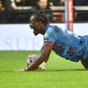 Junior Nsemba enjoyed his first-ever Super League try in the win over Leigh Leopards