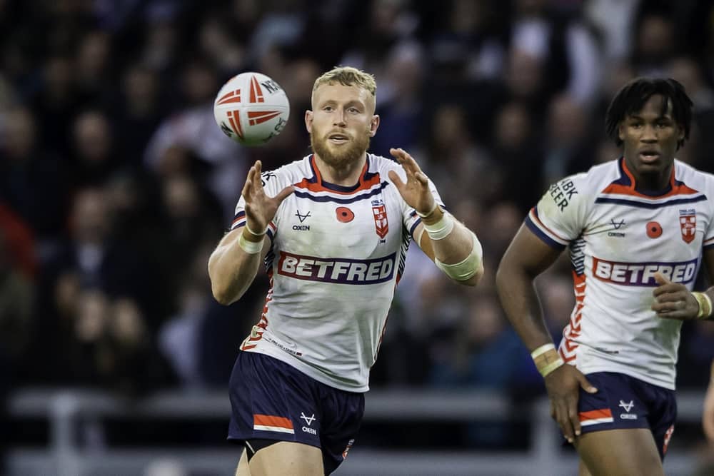 Luke Thompson featured in the second Test match as England claimed a 2-0 series win over Samoa