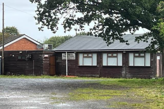 The current Standish Cricket Club pavilion