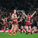 Wigan's Harry Smith, pictured celebrating at Old Trafford, has been backed to get even better by a former star