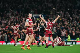 Wigan's Harry Smith, pictured celebrating at Old Trafford, has been backed to get even better by a former star