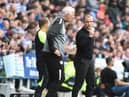 Shaun Maloney in discussion with assistant Graham Barrow during the draw at Reading