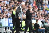 Shaun Maloney in discussion with assistant Graham Barrow during the draw at Reading