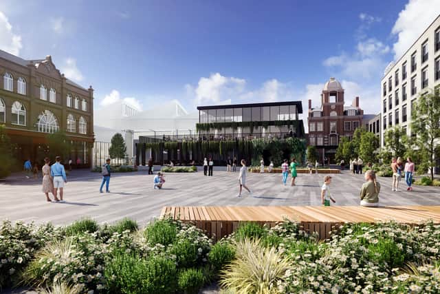 An artist's impression of what part of the Galleries25 project will look like on completion
