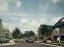 An artist's impression of the 350-home development off Leigh Road,
